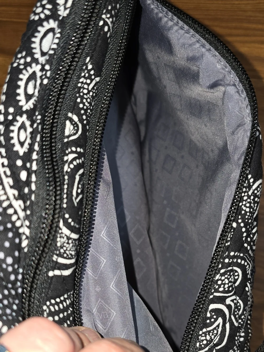 Vera Bradley Stellar Paisley Quilted Crossbody Sling Bag